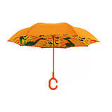 Lb Дитяча парасолька парасолька навпаки Up-Brella Dinosaur World-Orange, фото 4