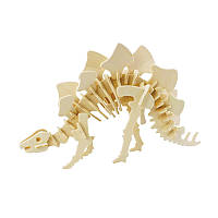 Lb Деревянный 3D конструктор набор для сборки из деталей Robotime JP221 Стегозавр детский