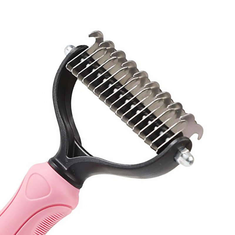 Ковтуноріз із широким зубом Taotaopets 097701 Pink В: 7см для котів і собак - фото 1 - id-p1606343001