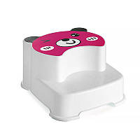 Al Ступені дитячі Bestbaby BS-8802 Rose Red драбина під унітаз і раковину для дітей