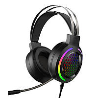 Al Дротова гарнітура FOREV FV-G99 Black навушники з мікрофоном 2х3.5 мм + USB для смартфона ПК