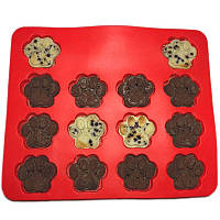 Al Силіконова форма Cumenss Red для випікання десертів кексів у формі лапок