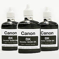 Чернила для Canon GM 2040 (3x100) Black | Комплект чернил "INCOLOR"
