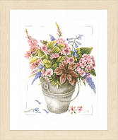 Набор для вышивания Lanarte PN-0158325 Bouquet of flowers in bucket