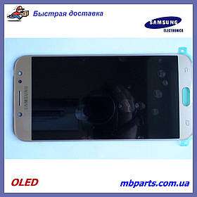 Дисплей з сенсором Samsung J730 Galaxy J7 2017 OLED Gold!