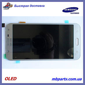 Дисплей з сенсором Samsung J701 Galaxy J7 Neo 2018 OLED Silver !, фото 1