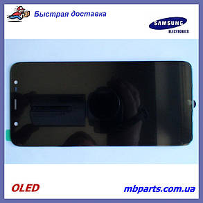 Дисплей з сенсором Samsung J810 Galaxy J8 2018 OLED Black !, фото 2