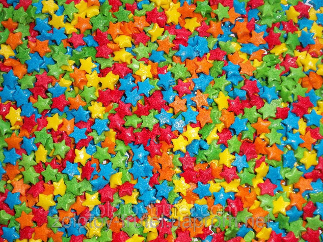 Декор зірки різнокольорові, 25 г, фото 1