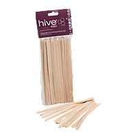 Шпатель дерев яний HIVE в упаковці, 10х140 мм, 50 шт