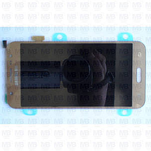 Дисплей з сенсором Samsung J500 Galaxy J5 2015 OLED Gold !, фото 2