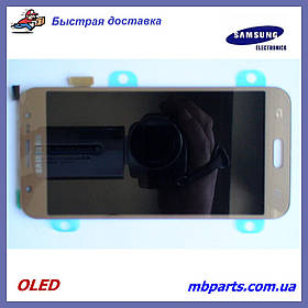 Дисплей з сенсором Samsung J500 Galaxy J5 2015 OLED Gold !