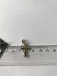Срібний хрестик декоративний НОВИЙ. Вага 1,82 г., фото 2