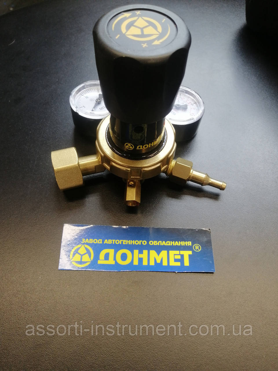 Редуктор балонний універсальний АР-40/У-30-4ДМ 9/6 ДОЙМАЄ (регулятор витрати Ar/CO) ДОПОМОГАЄ
