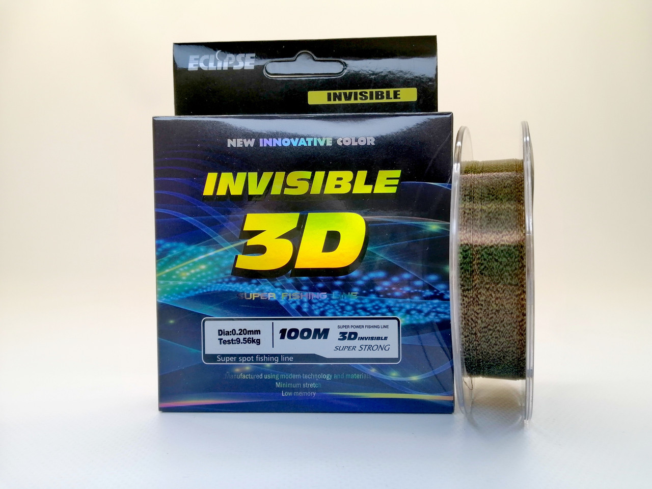 Волосінь ECLIPSE INVISIBLE 3D 100m 0.20mm, фото 1