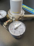 Редуктор балонний вуглекислотний харчовий УРП-4-4ДМ з одним краном Ф8 ДОНМАЄ (регулятор витрати CO2-харчовий), фото 2