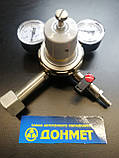 Редуктор балонний вуглекислотний харчовий УРП-4-4ДМ з одним краном Ф8 ДОНМАЄ (регулятор витрати CO2-харчовий), фото 5