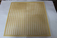 Решетка разделительная желтая Nicot 500х500 на 12-ти рамочный улей