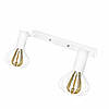 Стельовий поворотний світильник лофт Е27-2 Lotus NL 14151-2 WH, фото 2