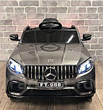 Дитячий електромобіль Mercedes (4 мотори по 45W, MP3, USB) Bambi M 4560EBLRS-11 Сірий, фото 2