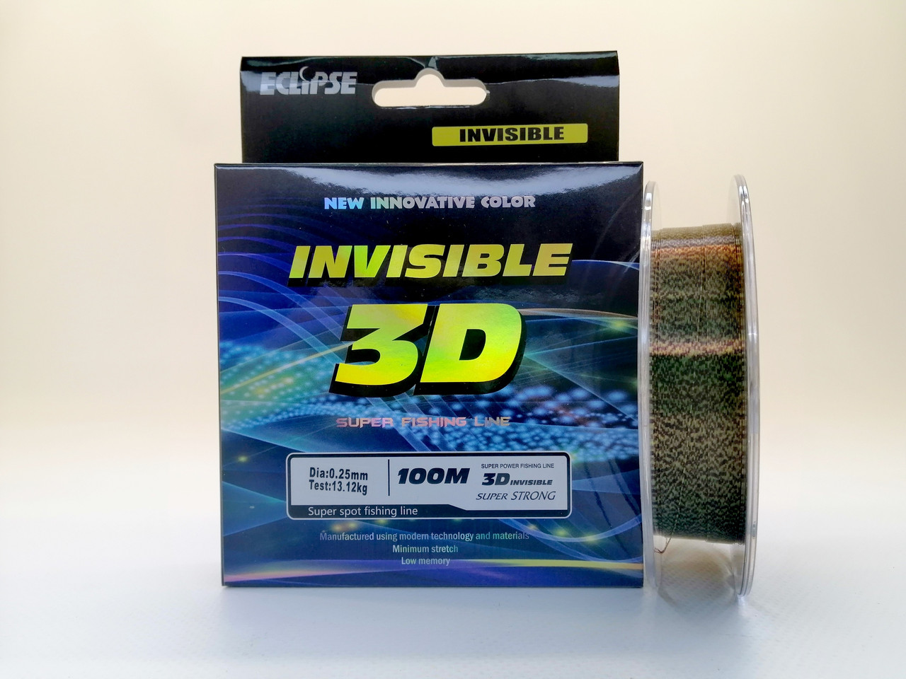 Волосінь ECLIPSE INVISIBLE 3D 100m 0.25mm