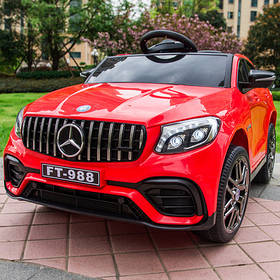 Дитячий електромобіль Mercedes (4 мотори по 45W, MP3, USB) Bambi M 4560EBLR-3 Червоний