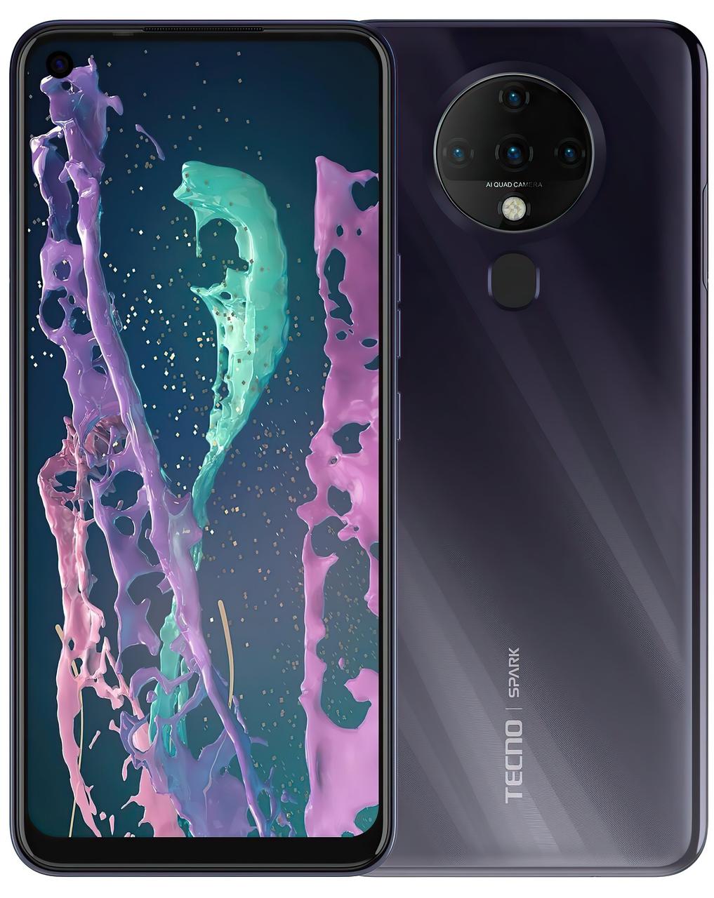 Смартфон Tecno Spark 6 (KE7) 4/64Gb Comet Black