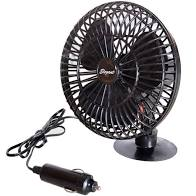 Вентилятор 12 V (d 5" — 12,7 см) на присоску Elegant