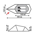 Намет двомісний, експедиційний, тактичний Tramp Bike 2 (TRT-020), фото 3