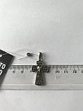 Срібний хрестик декоративний НОВИЙ. Вага 4,23 г., фото 3