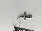 Срібний хрестик декоративний НОВИЙ. Вага 2,16 г., фото 4