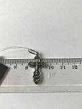 Срібний хрестик декоративний НОВИЙ. Вага 2,16 г., фото 2