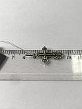 Срібний хрестик декоративний НОВИЙ. Вага 2,16 г., фото 3
