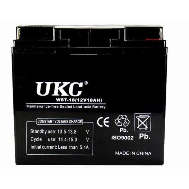 Аккумулятор UKC Battery WST-18 12V 18A - фото 2 - id-p1426815638