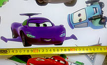 Вінілові наклейки на стіну, шафи, вікна, мультфільм Тачки Cars (лист45*60 см), фото 5