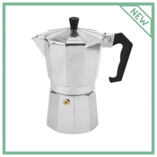 Гейзерна кавоварка алюмінієва газова легка на 9 чашок A-PLUS 2083, фото 1