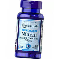 Ніацин Puritan's Pride Niacin 500 мг 100 капсул нікотинова кислота никотиномид