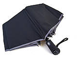Чоловічий парасольку автомат система антиветер на 8 спиць колір чорний, фото 5