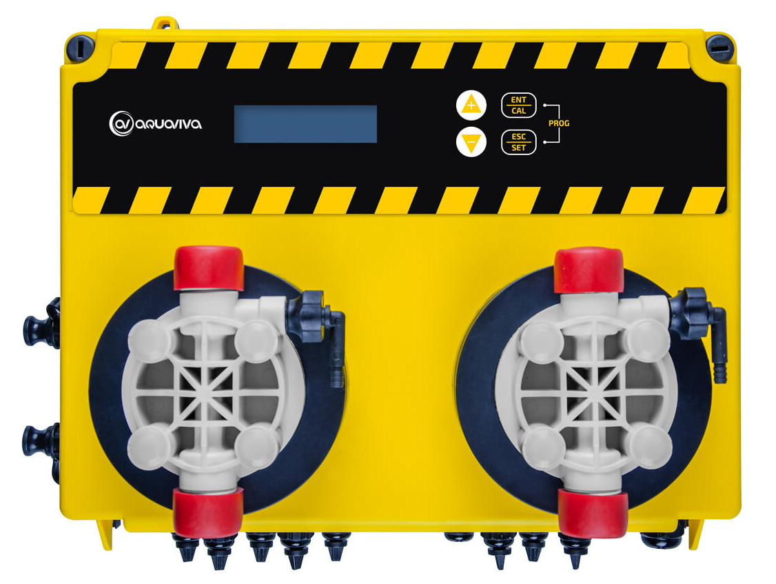 Система мембранних дозуючих насосів Aquaviva pH + Rx 5 л/г + набори pH, Rx, фото 1