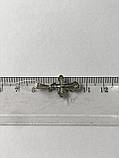 Срібний хрестик декоративний НОВИЙ. Вага 1,52 г., фото 2