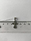 Срібний хрестик декоративний НОВИЙ. Вага 1,52 г., фото 3