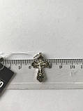 Срібний хрестик декоративний НОВИЙ. Вага 1,85 г., фото 2