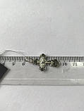 Срібний хрестик декоративний НОВИЙ. Вага 1,85 г., фото 3