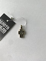 Срібний хрестик у позолоті НОВИЙ. Вес 2,85 г.