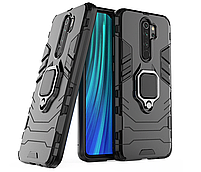 Чохол захисний Case з кільцем для Xiaomi Redmi Note 8 Pro, чорний
