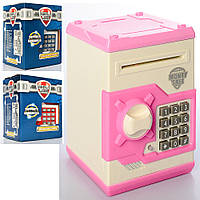 Скарбничка MK 3916 (36 шт.) 18 см, сейф, звук, світло, затягує купюри, макс-вигляд, на бат, у кор, 13,5-19-14 см