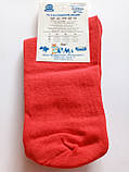Дитячі демісезонні шкарпетки ХОМА ЖИТОМИР р. 16-18 ПОЛОСА - червоний / шкарпетки весна-осінь, фото 2