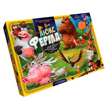 Настільна гра Ферма Люкс, супер фермер, Danko Toys G-FL-01-02