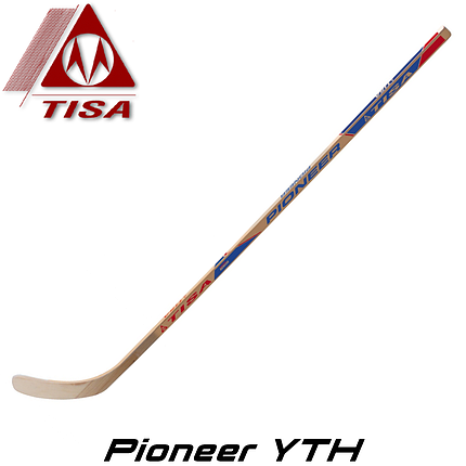 Дитяча ключка для хокею композитна Tisa Pioneer Yth довжина 114 см, фото 1