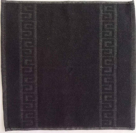 Махровий рушник 30х30 (420 г/м) Туреччина, Чорне, фото 2