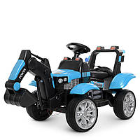 Детский электромобиль Трактор M 4263EBLR-4 синий с MP3 и пультом управления синий**